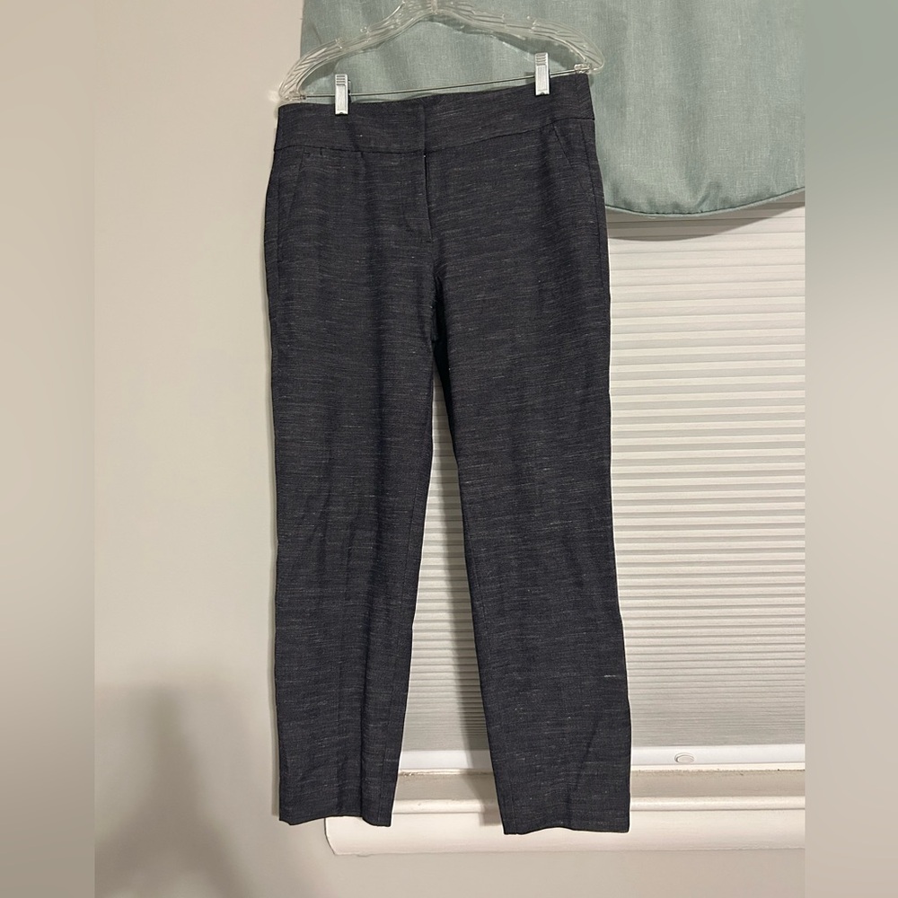 LOFT Dark Blue/ Denim Color Ankle Julie Pants - Picture 2 of 6